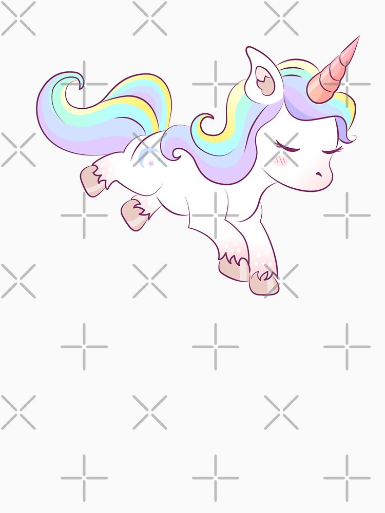 Cute Little Unicorn Running - Kids Girls by OMGCutie T-Shirts, Hoodie, Sweatshirt | BlankRebels.com (Image 3)