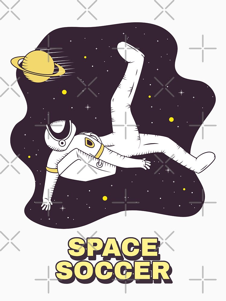 Astronaut Play Space Soccer by Blok45 T-Shirts, Hoodie, Sweatshirt | BlankRebels.com (Image 3)