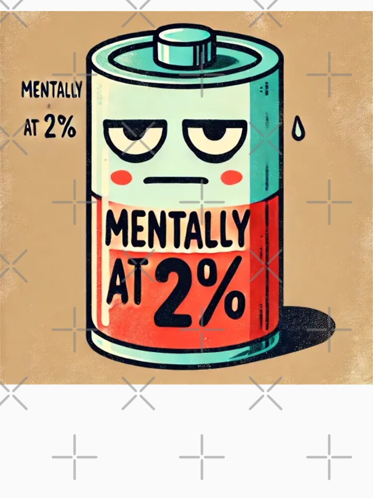Mentally at 2% by eddcoro T-Shirts, Hoodie, Sweatshirt | BlankRebels.com (Image 3)