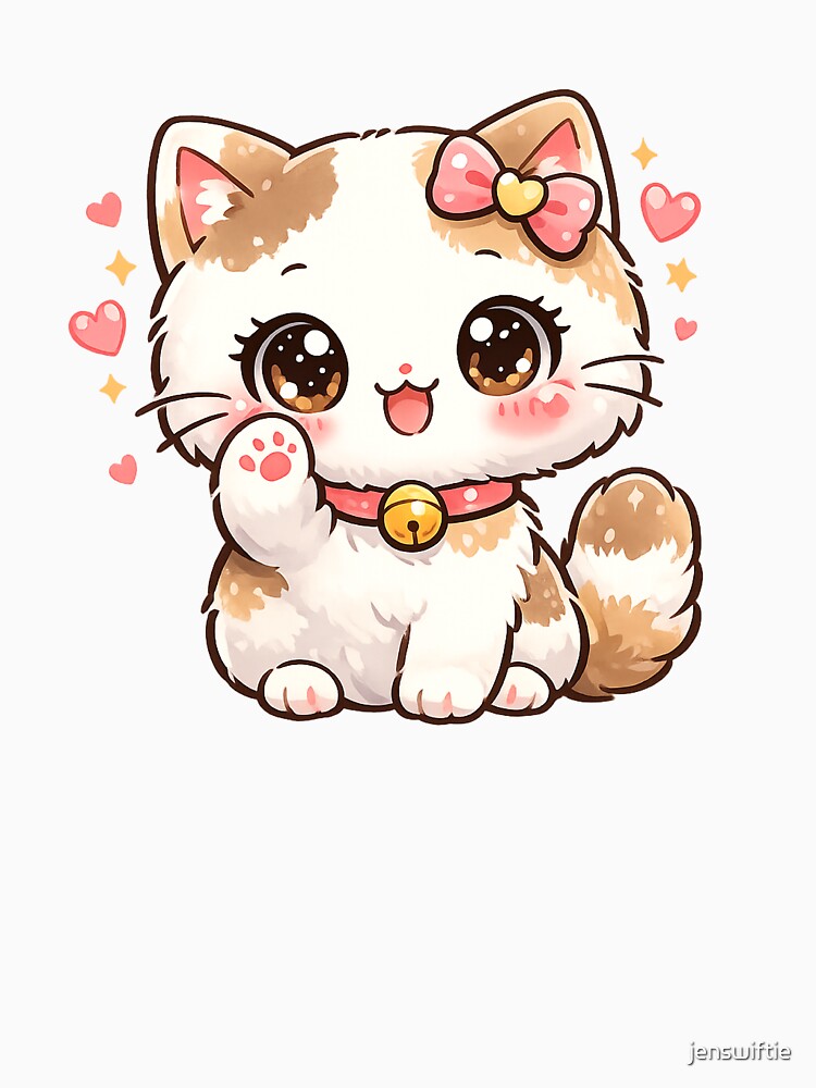 Kawaii cat by jenswiftie