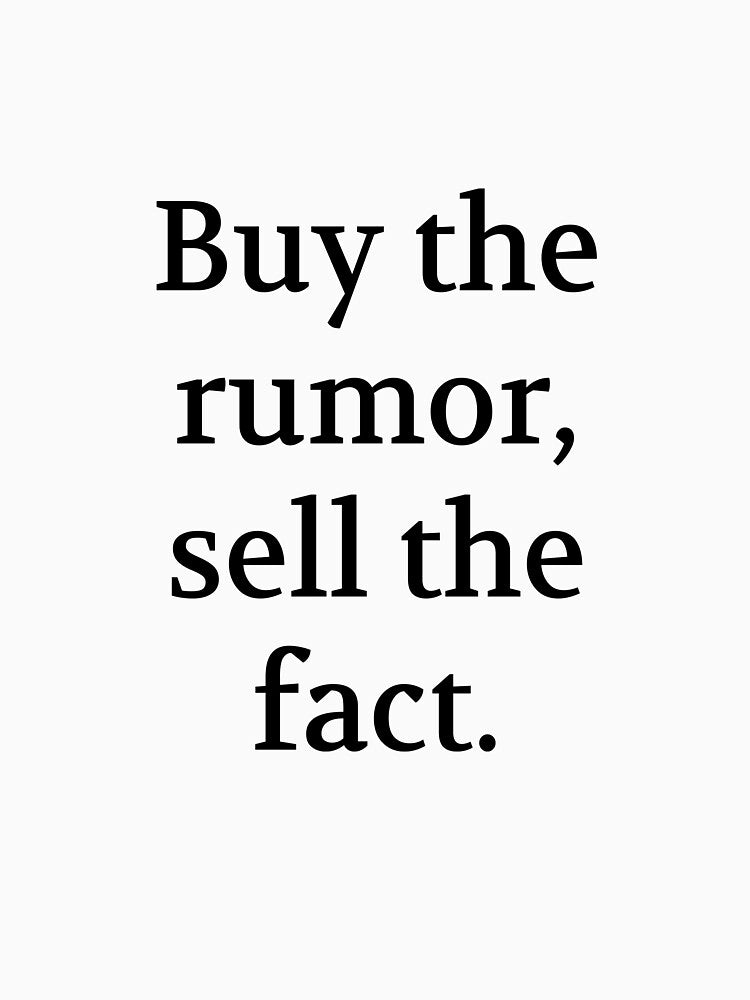 Bullwit! funny money apparel and accessories - "Buy the rumor, sell the fact" by Bullwit! T-Shirts, Hoodie,... (Image 3)