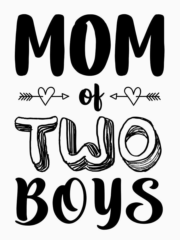 Mom of two boys by TheCaptainM T-Shirts, Hoodie, Sweatshirt | BlankRebels.com (Image 3)