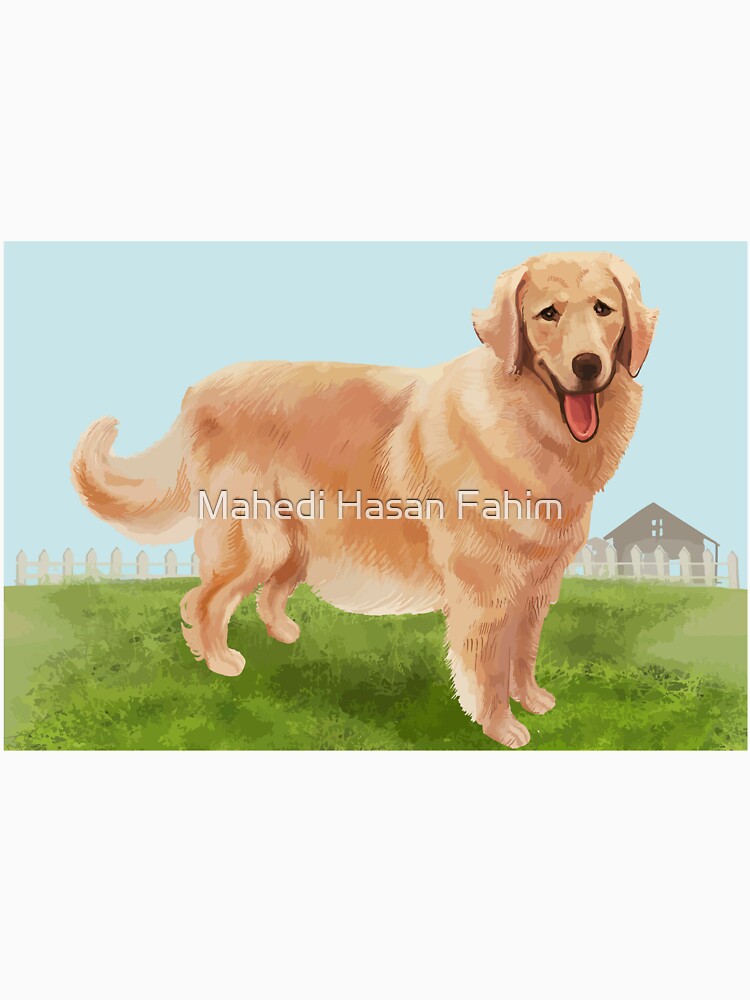 Golden Retriever Mom Mask by Mahedi Hasan Fahim T-Shirts, Hoodie, Sweatshirt | BlankRebels.com (Image 3)