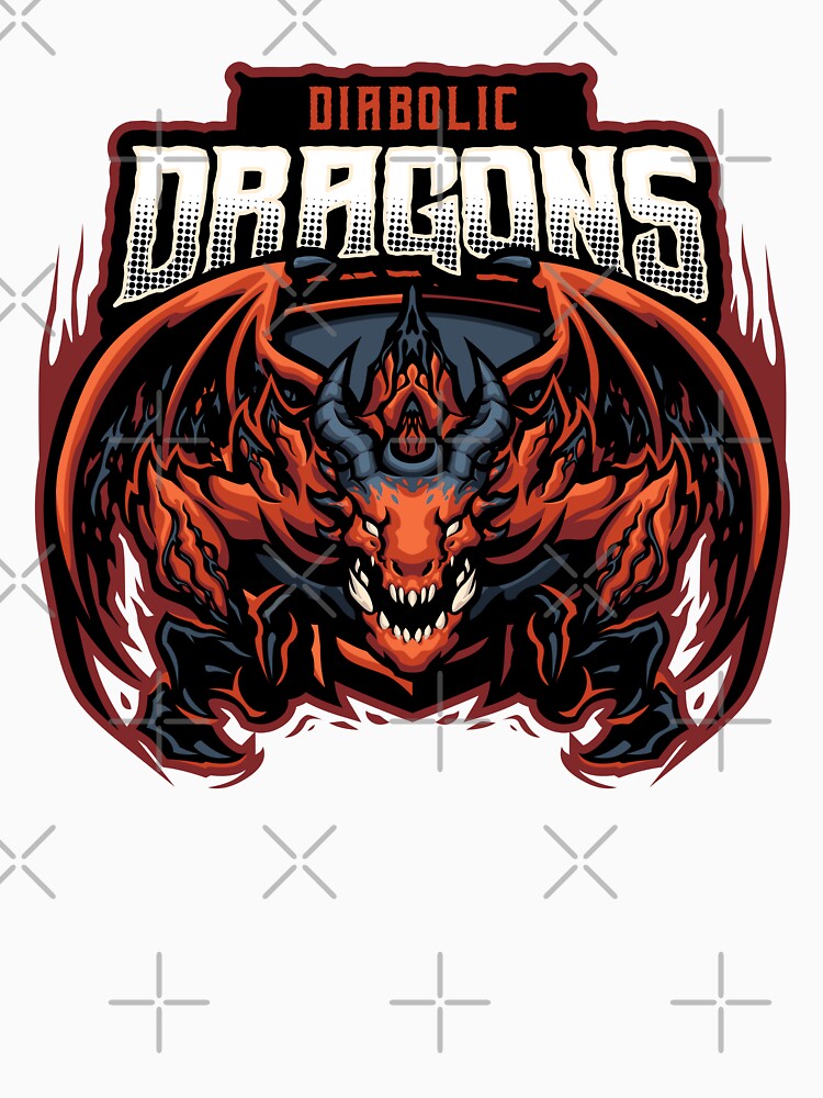 Diabolic Dragon Mascot by AnimalLover4eva T-Shirts, Hoodie, Sweatshirt | BlankRebels.com (Image 3)