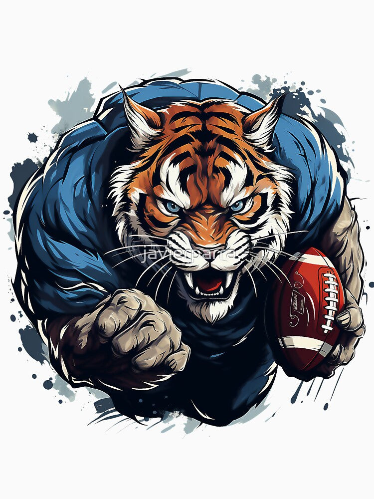 tiger soccer player by javierparra