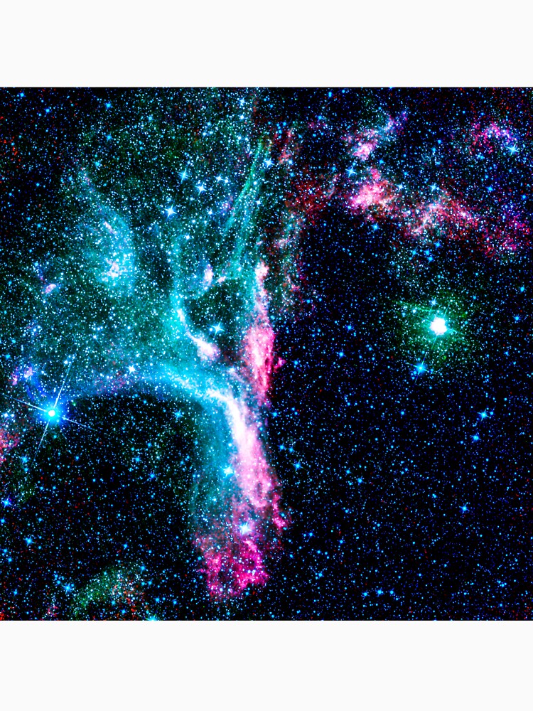 Turquoise Milky Way Star Galaxy by newburyboutique T-Shirts, Hoodie, Sweatshirt | BlankRebels.com (Image 3)