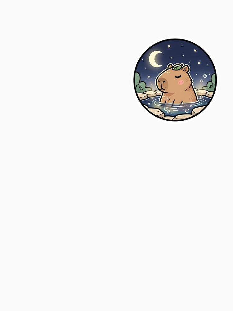 Night Capybara – Cute Cozy Kawaii Sticker by Studioyasmin T-Shirts, Hoodie, Sweatshirt | BlankRebels.com (Image 3)