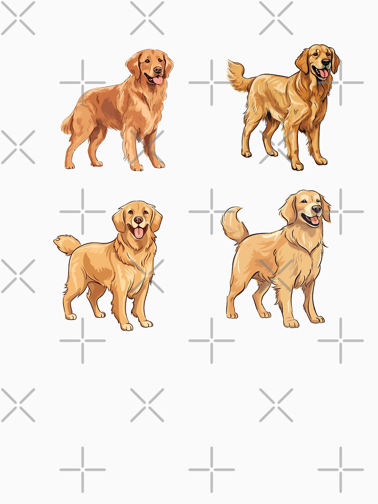 Golden Retriever Dogs by TheAnimalZ00 T-Shirts, Hoodie, Sweatshirt | BlankRebels.com (Image 3)