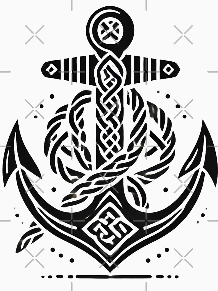 British Isles Anchor – Celtic Knotwork Nautical Design by D'riftr T-Shirts, Hoodie, Sweatshirt | BlankRebels.com (Image 3)