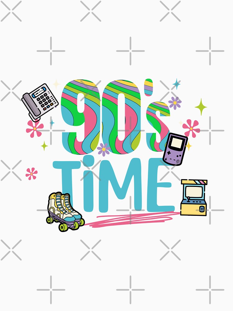 90's Childhood Time by CyberYogi T-Shirts, Hoodie, Sweatshirt | BlankRebels.com (Image 3)