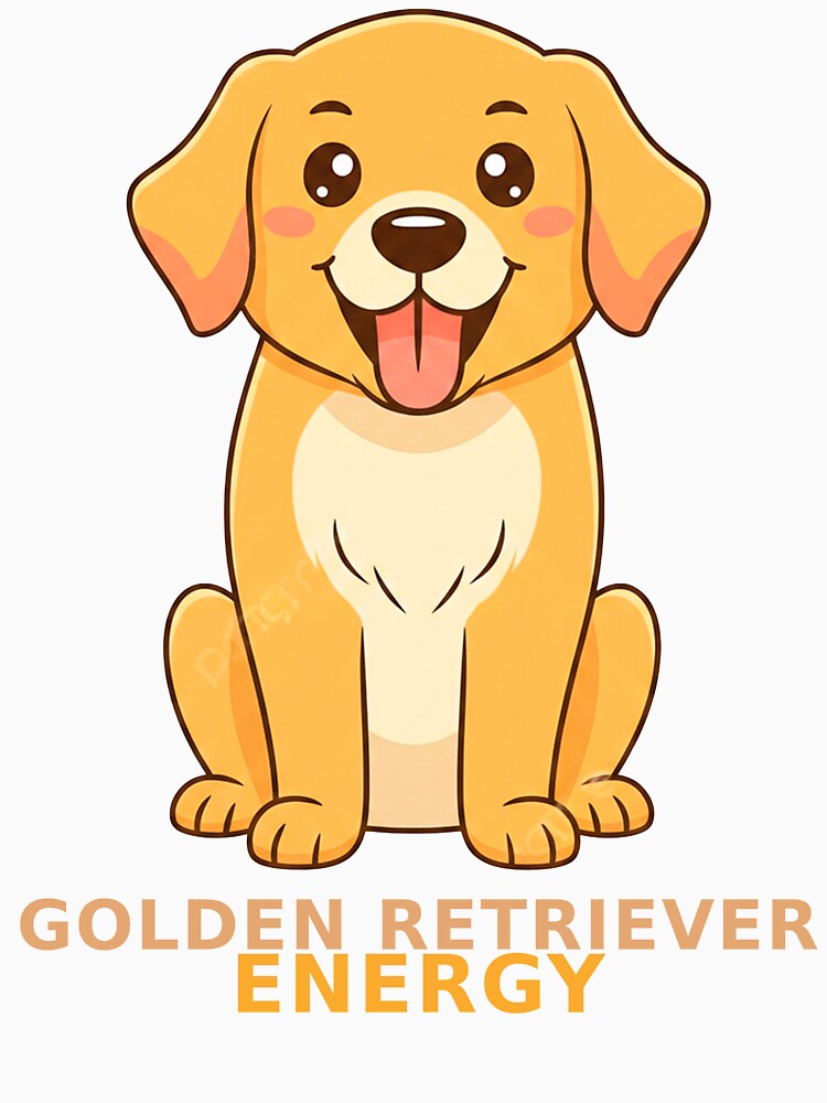 Golden Retriever Energy Dog Lover Positive Gift by markify T-Shirts, Hoodie, Sweatshirt | BlankRebels.com (Image 3)