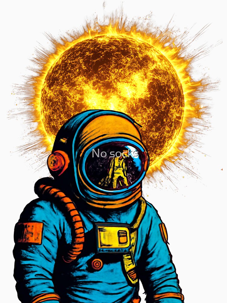 Astronaut - pop art by No socks T-Shirts, Hoodie, Sweatshirt | BlankRebels.com (Image 3)