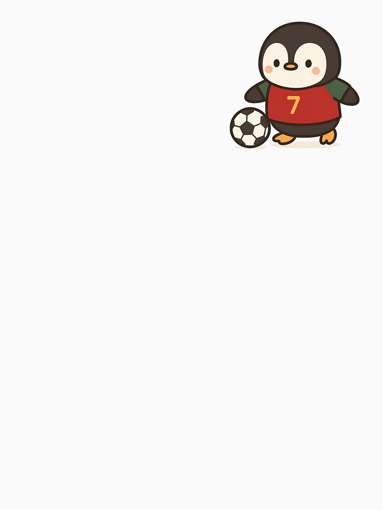 Cute Penguin Football Kawaii by slydog101