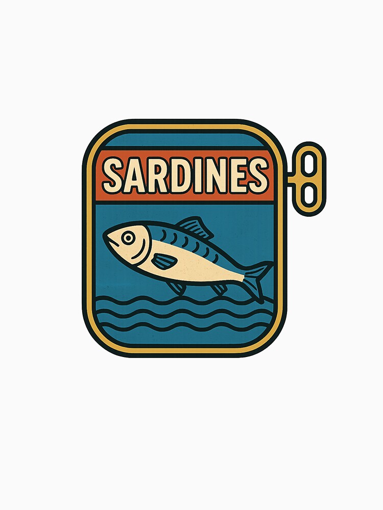 Sardines Food Art by JakeT84 T-Shirts, Hoodie, Sweatshirt | BlankRebels.com (Image 3)
