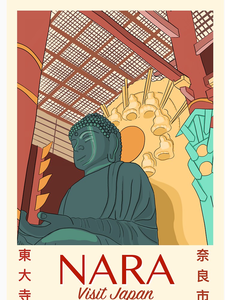 Visit Nara: Tōdai-Ji Temple by Megan Schlanker T-Shirts, Hoodie, Sweatshirt | BlankRebels.com (Image 3)