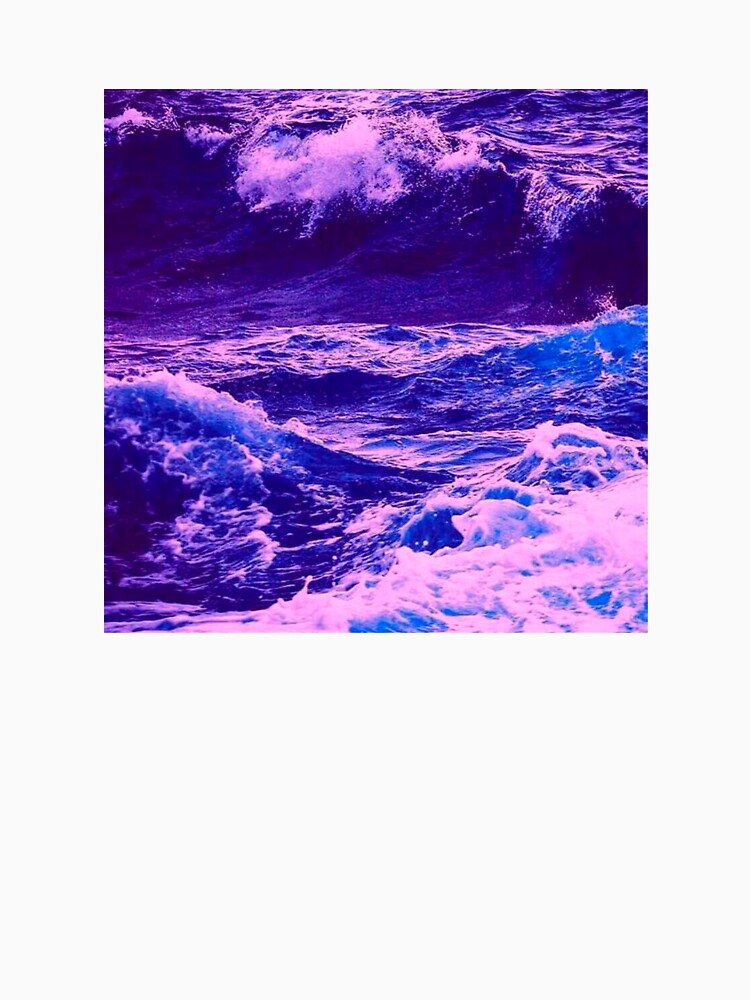 VIOLET OCEAN WAVES by Stripe Cars T-Shirts, Hoodie, Sweatshirt | BlankRebels.com (Image 3)