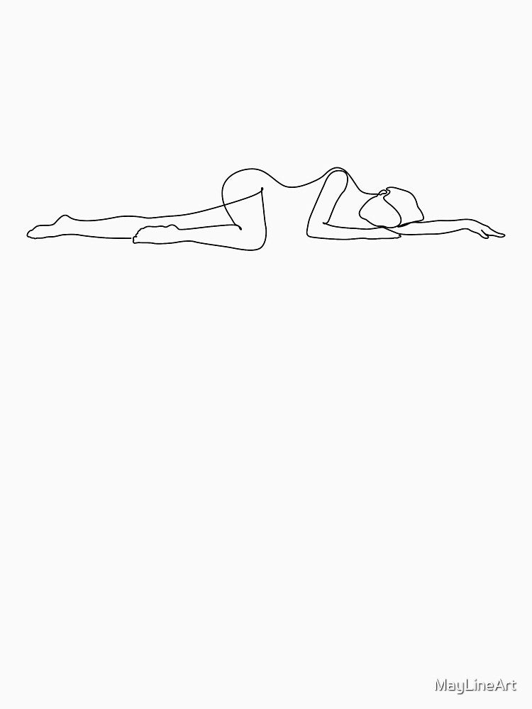 Copy of Female Figure Line Art by MayLineArt T-Shirts, Hoodie, Sweatshirt | BlankRebels.com (Image 3)