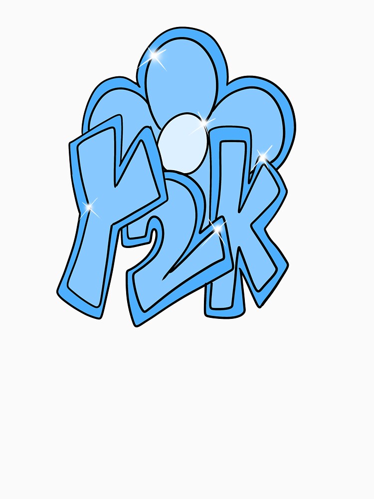 Y2K Flower (Blue) T-Shirts, Hoodie, Sweatshirt
