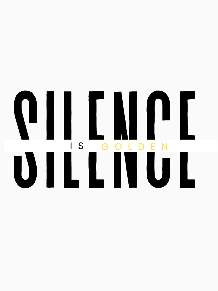 Funny Silence Is Golden Introvert T-Shirts, Hoodie, Sweatshirt