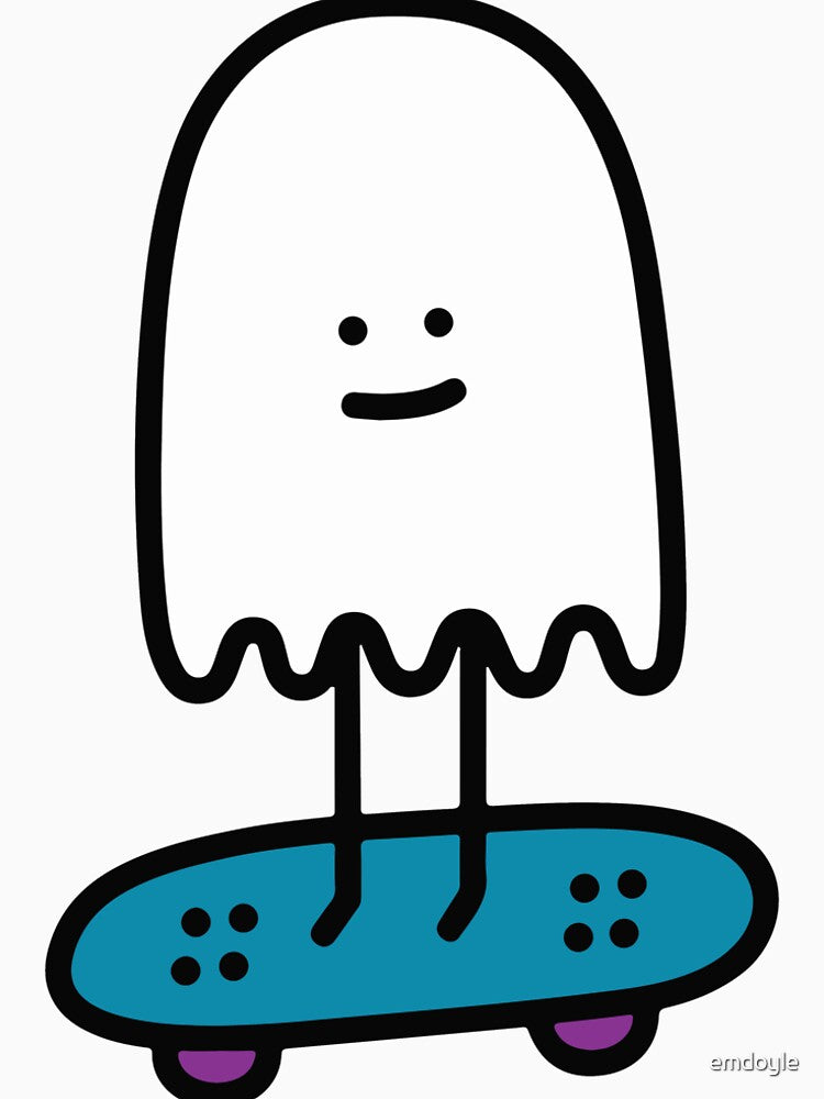 Ghost skateboard by emdoyle T-Shirts, Hoodie, Sweatshirt | BlankRebels.com (Image 2)