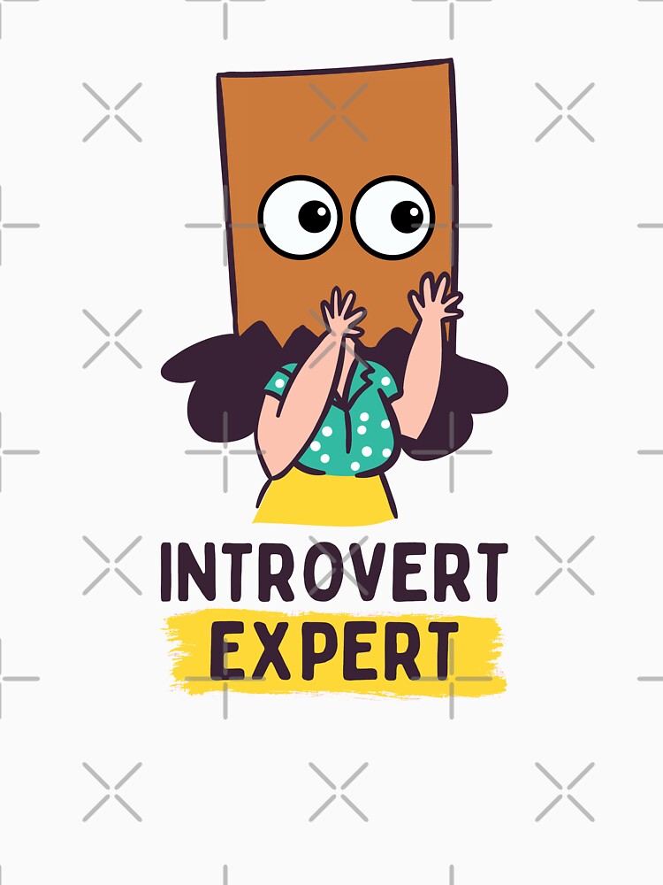 Introvert Expert Funny Introvert Woman by ddretrobot T-Shirts, Hoodie, Sweatshirt | BlankRebels.com (Image 3)