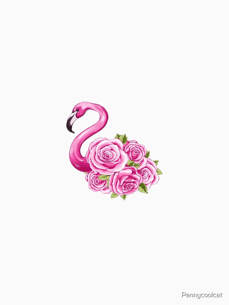 floral flamingo by Pennycoolcat T-Shirts, Hoodie, Sweatshirt | BlankRebels.com (Image 3)