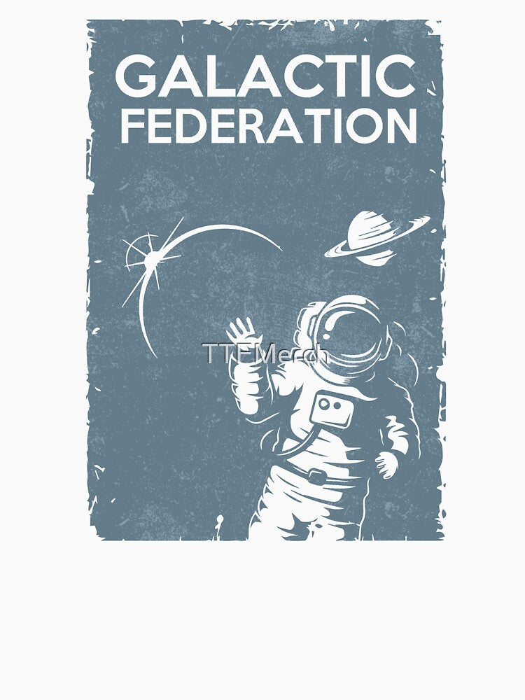 Galactic Federation Astronaut Gift by TTFMerch T-Shirts, Hoodie, Sweatshirt | BlankRebels.com (Image 3)