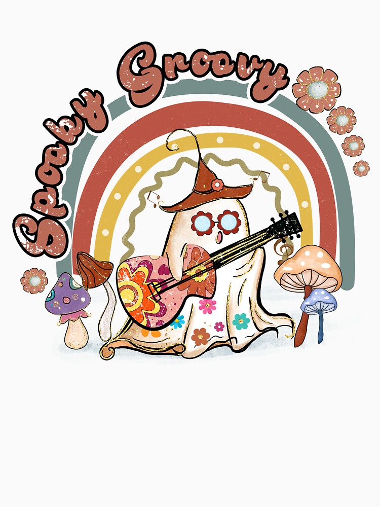 Spooky Groovy Sublimation Funny Halloween by Teapot-art T-Shirts, Hoodie, Sweatshirt | BlankRebels.com (Image 3)