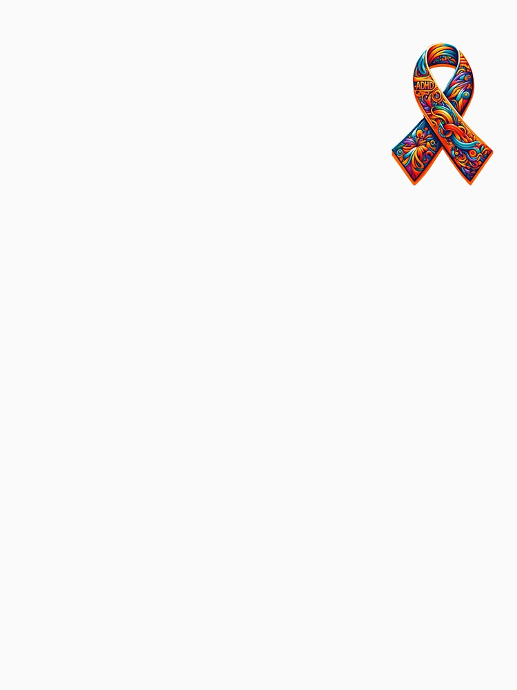 ADHD Awareness Ribbon by Heather McDonough T-Shirts, Hoodie, Sweatshirt | BlankRebels.com (Image 3)