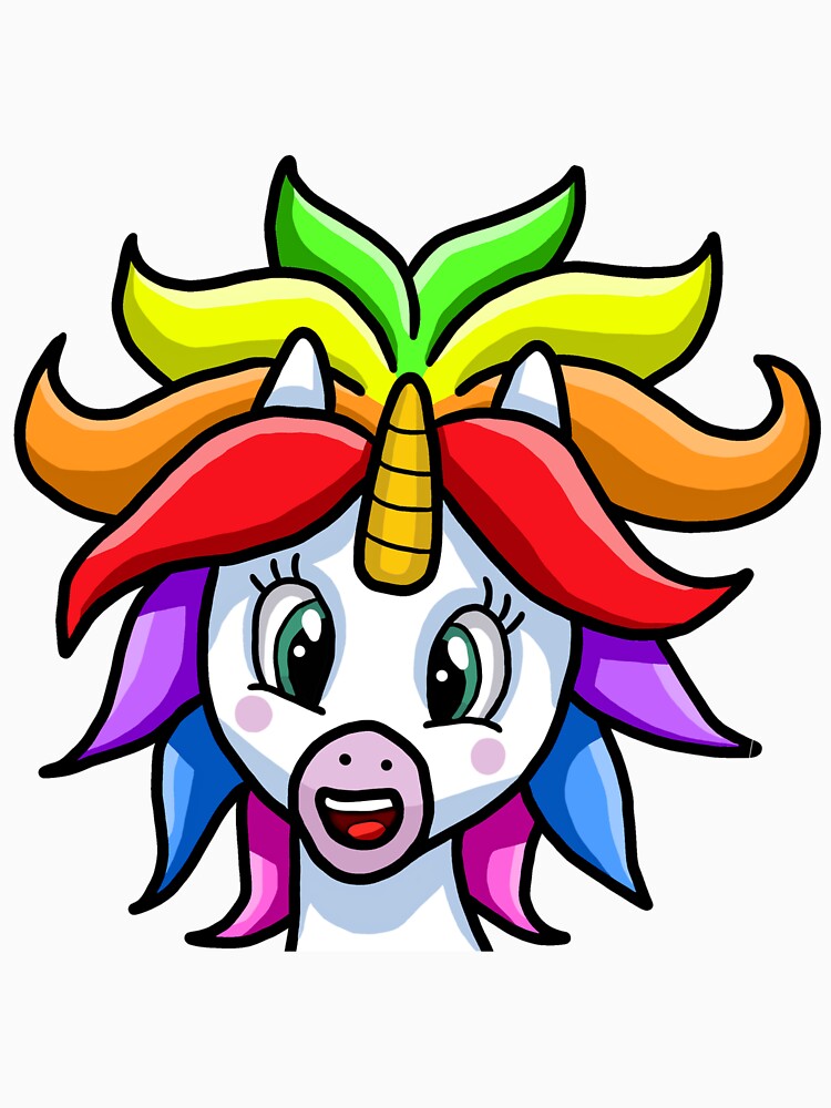 Bad Hair Unicorn by kevinmtshakaza T-Shirts, Hoodie, Sweatshirt | BlankRebels.com (Image 3)