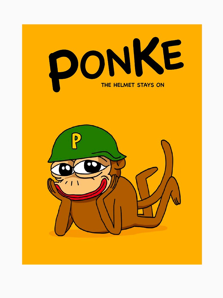 Ponke monkey by HaisterDesign T-Shirts, Hoodie, Sweatshirt | BlankRebels.com (Image 3)