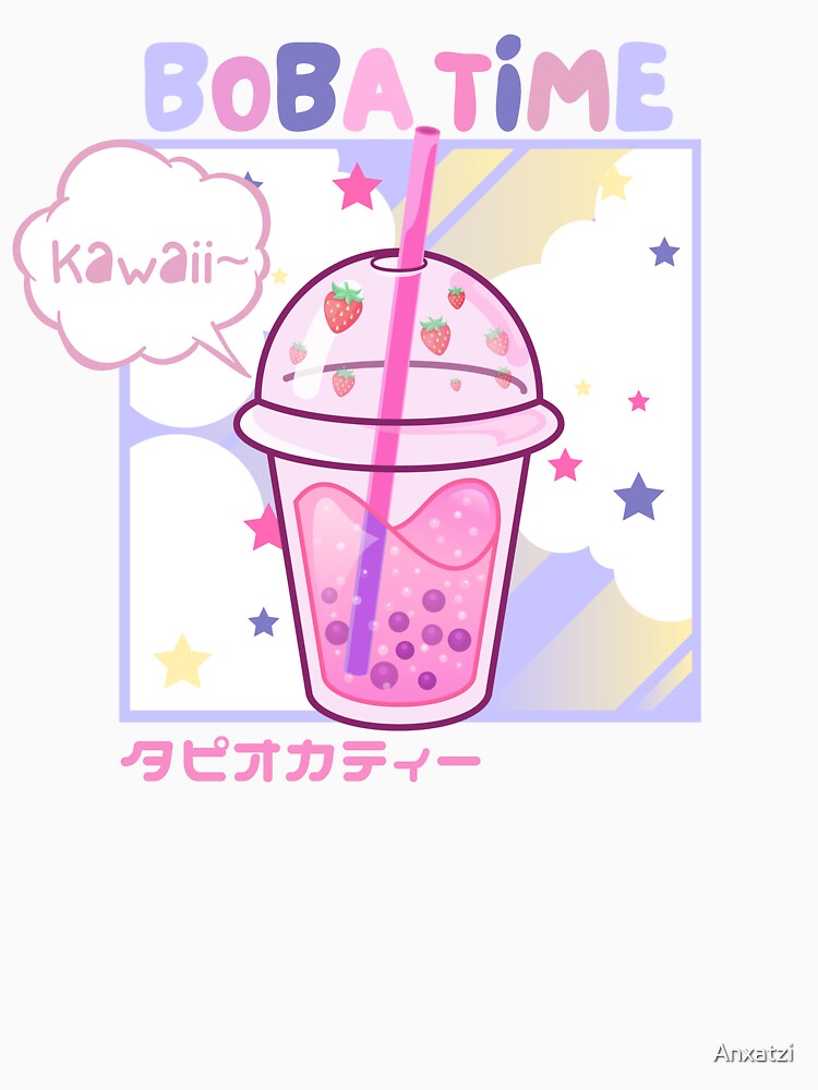 可愛いBoba Time- Kawaii Harajuku by Anxatzi T-Shirts, Hoodie, Sweatshirt | BlankRebels.com (Image 3)