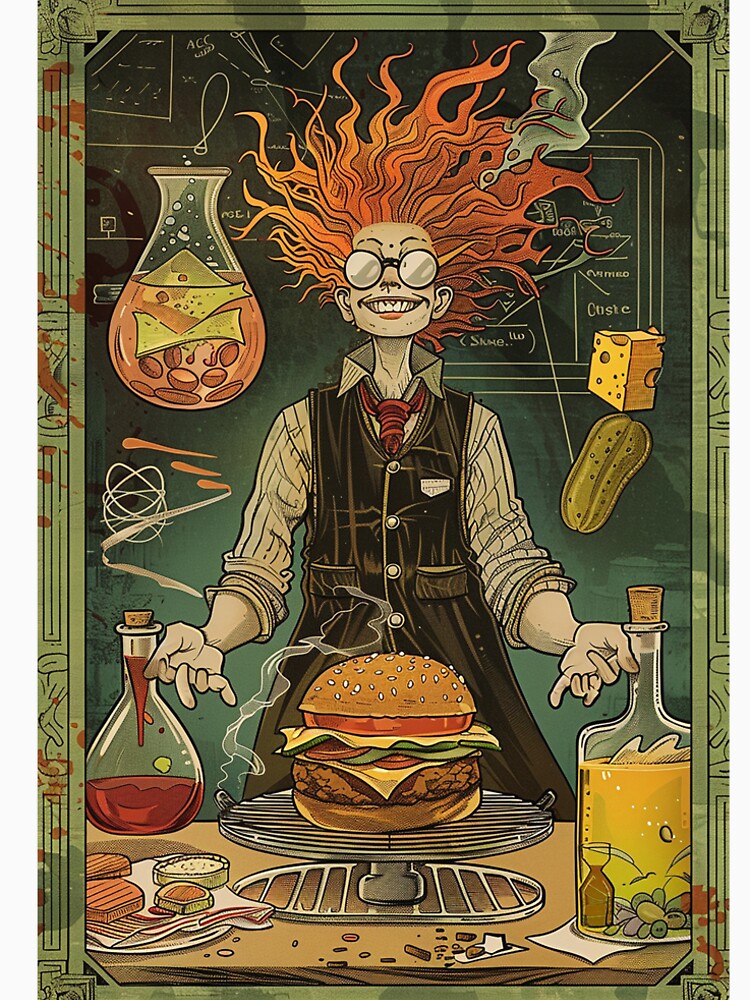 Science Burger Tarot by PyramidSchmear T-Shirts, Hoodie, Sweatshirt | BlankRebels.com (Image 2)