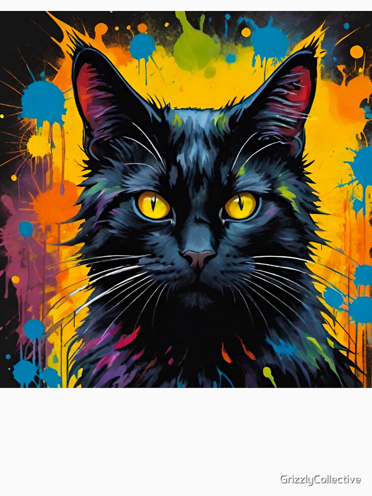 Demonic Halloween Cat: Haunting the Night by GrizzlyCollective T-Shirts, Hoodie, Sweatshirt | BlankRebels.com (Image 3)