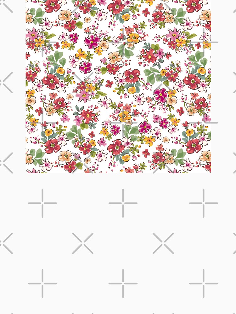 Classic Endless Flower Pattern by SYNTASTIC T-Shirts, Hoodie, Sweatshirt | BlankRebels.com (Image 3)
