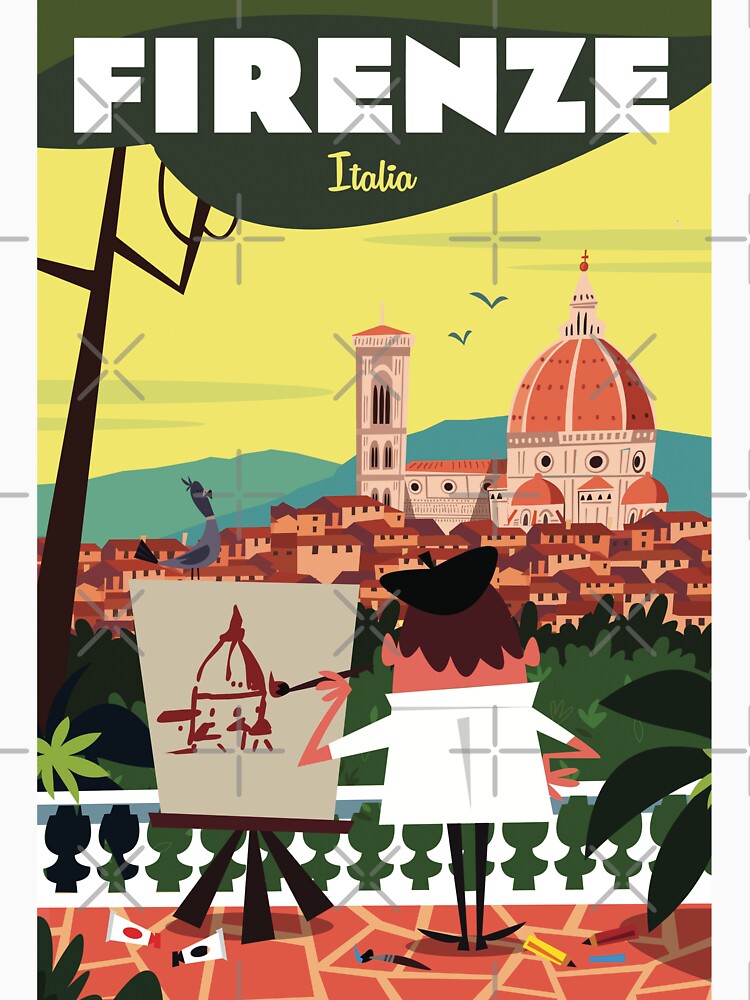 Firenze poster by GAGodel T-Shirts, Hoodie, Sweatshirt | BlankRebels.com (Image 3)