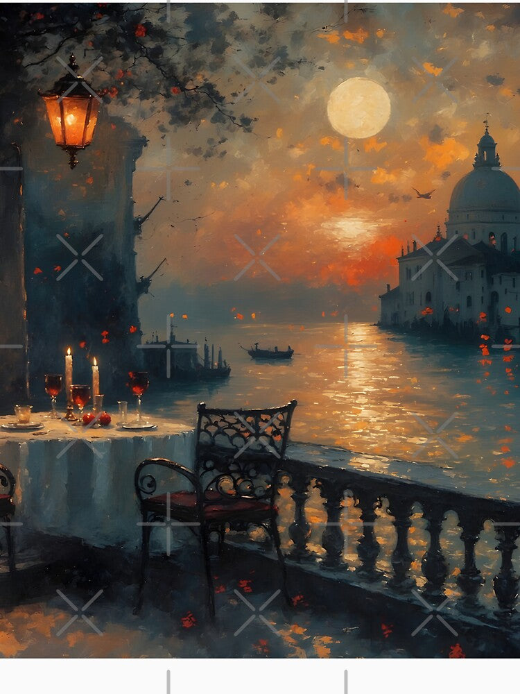 Dinner Romance in Venice by darkgothicart T-Shirts, Hoodie, Sweatshirt | BlankRebels.com (Image 3)