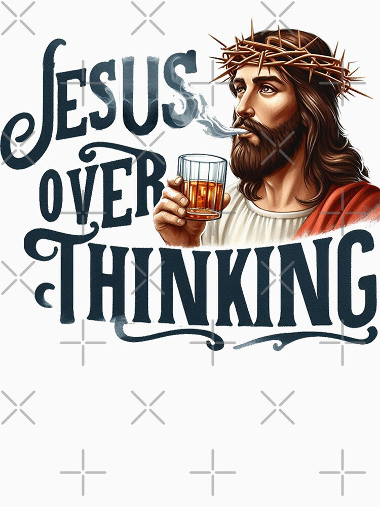 Jesus Overthinking by francous03 T-Shirts, Hoodie, Sweatshirt | BlankRebels.com (Image 3)