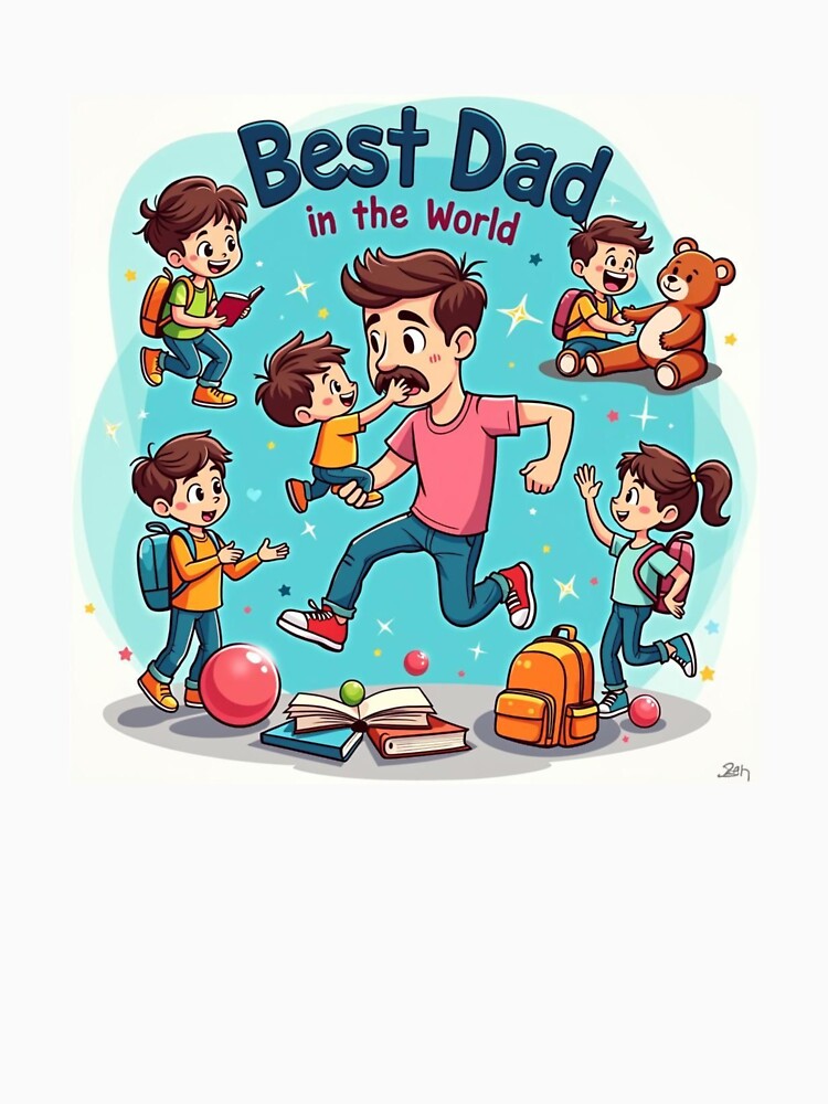 BEST DAD IN THE WORLD GIFT by giftoracreation T-Shirts, Hoodie, Sweatshirt | BlankRebels.com (Image 3)