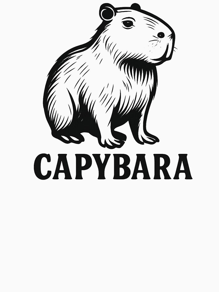 Capybara minimalist by Ishi Design T-Shirts, Hoodie, Sweatshirt | BlankRebels.com (Image 3)