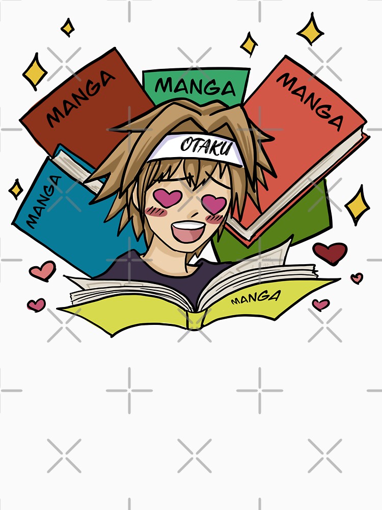 Manga Otaku Guy T-Shirts, Hoodie, Sweatshirt