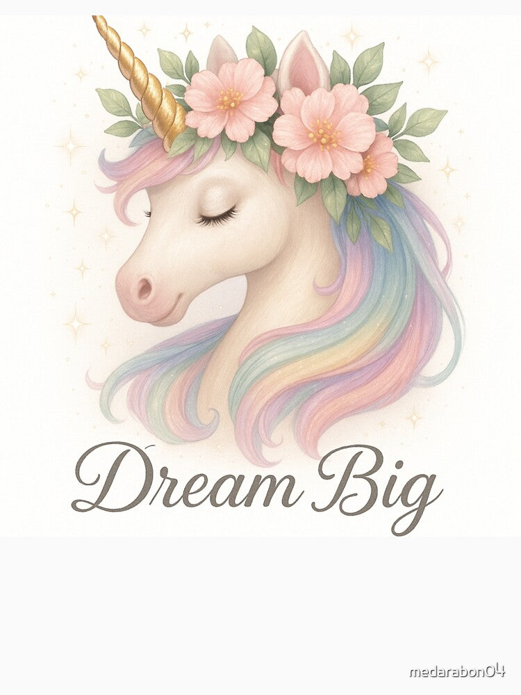 Dream Big Unicorn – Licorne Perfect for Birthday Parties & Gifts by medarabon04 T-Shirts, Hoodie, Sweatshirt (Image 3)