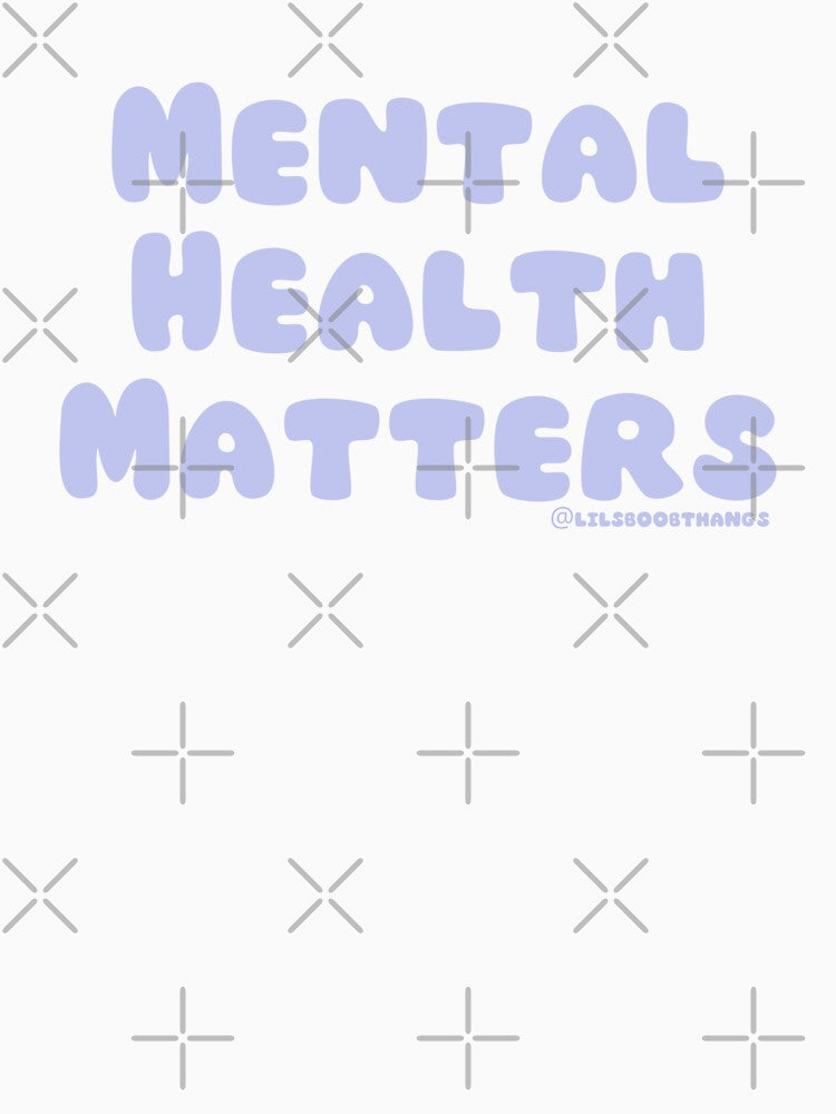 Mental Health Matters., v24c, light purple | @lilsboobthangs by lilsboobthangs T-Shirts, Hoodie, Sweatshirt (Image 3)