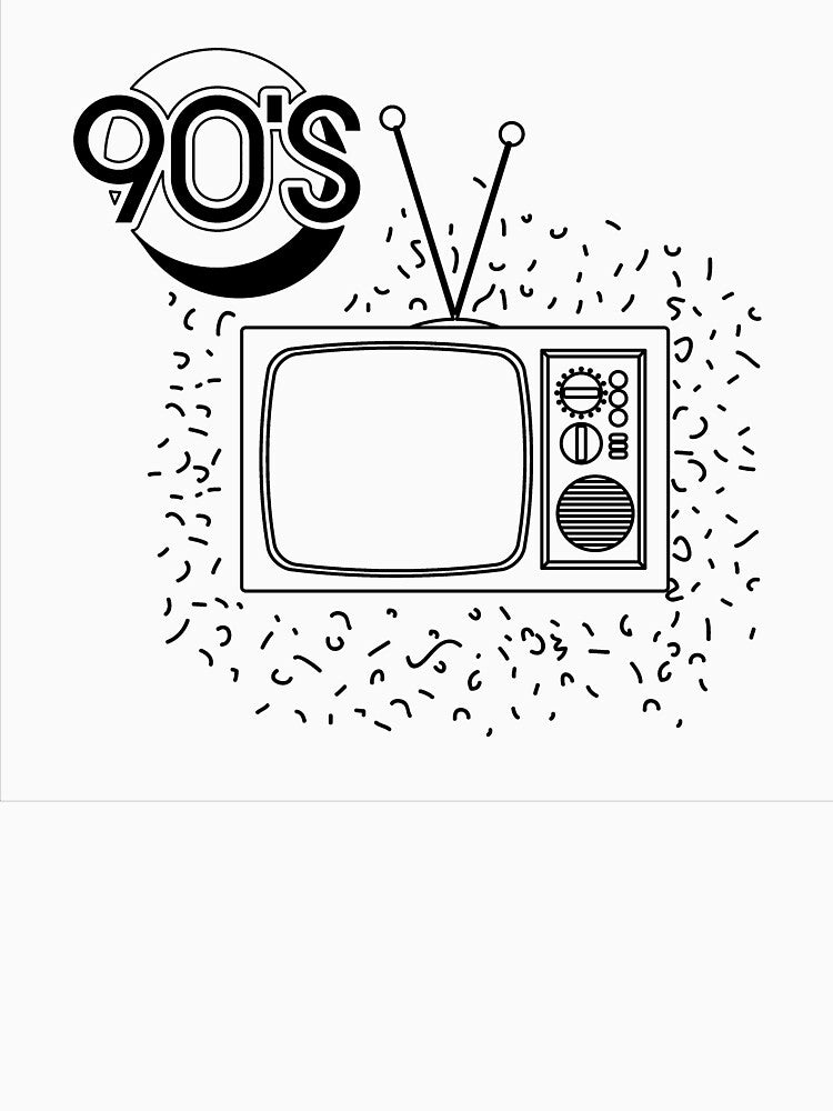 Retro tv 90s by davidx098 T-Shirts, Hoodie, Sweatshirt | BlankRebels.com (Image 3)