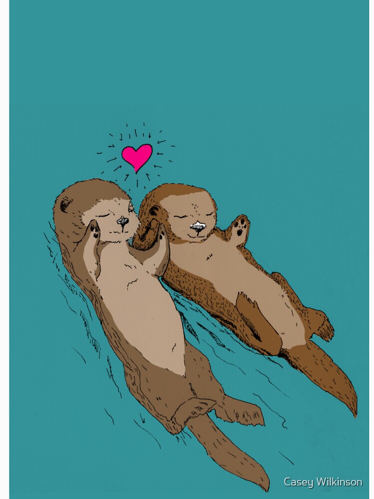 Otterly in Love by Casey Wilkinson T-Shirts, Hoodie, Sweatshirt | BlankRebels.com (Image 3)