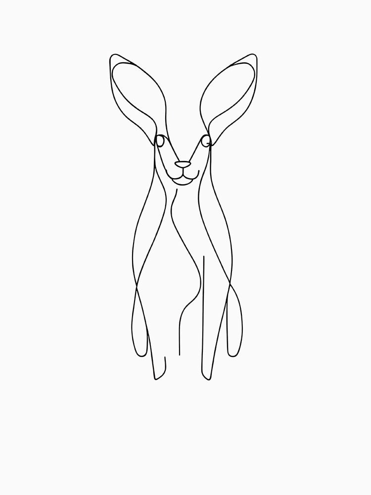 Minimal Animal Line Art Aesthetic by 0606PM T-Shirts, Hoodie, Sweatshirt | BlankRebels.com (Image 3)
