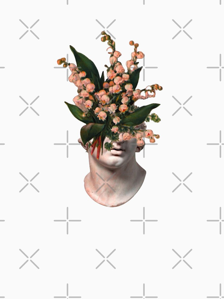 flowers bloom from a statue by matchalattextrafoam T-Shirts, Hoodie, Sweatshirt | BlankRebels.com (Image 3)