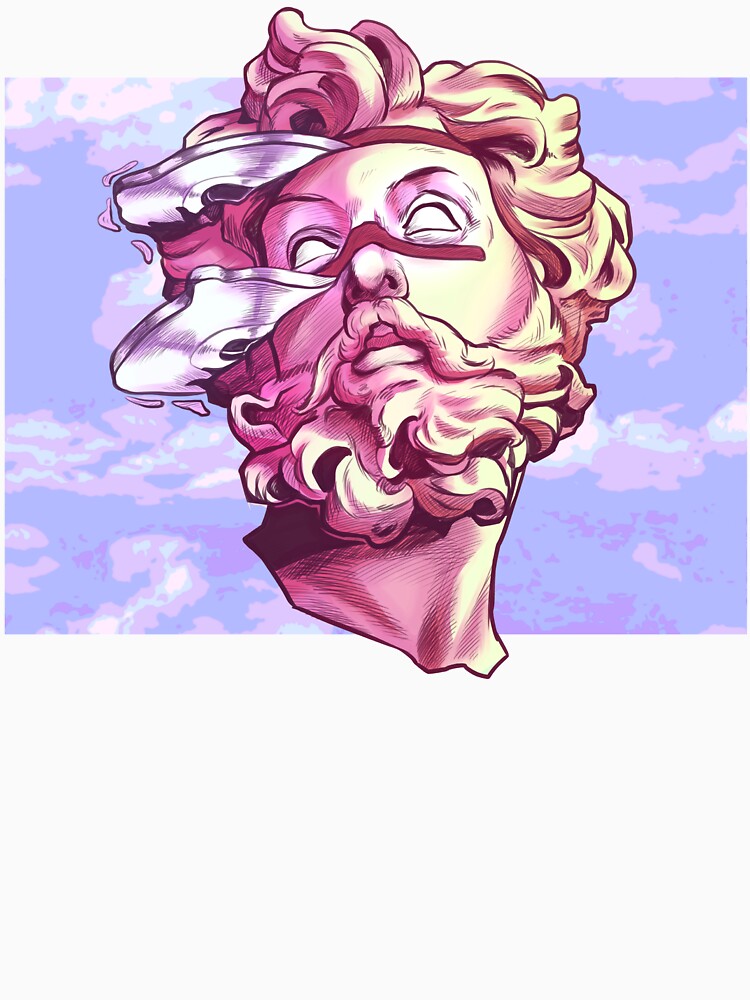 Vaporwave Statue Head T-Shirts, Hoodie, Sweatshirt
