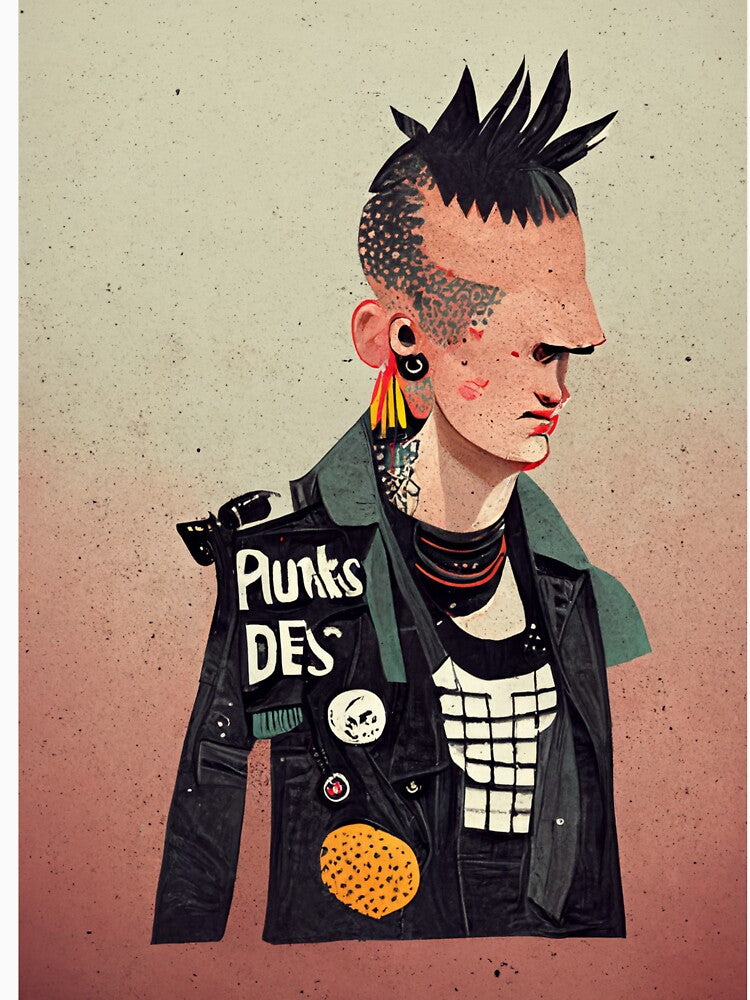 Punk Face by deificusArt