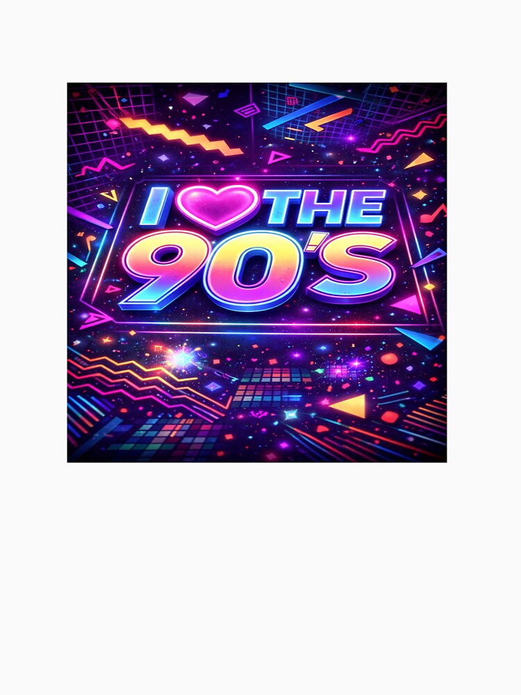 I Love 90s by OlivierStudio T-Shirts, Hoodie, Sweatshirt | BlankRebels.com (Image 3)